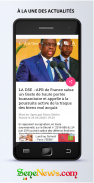 SeneNews - Senegal Nachrichten screenshot 0