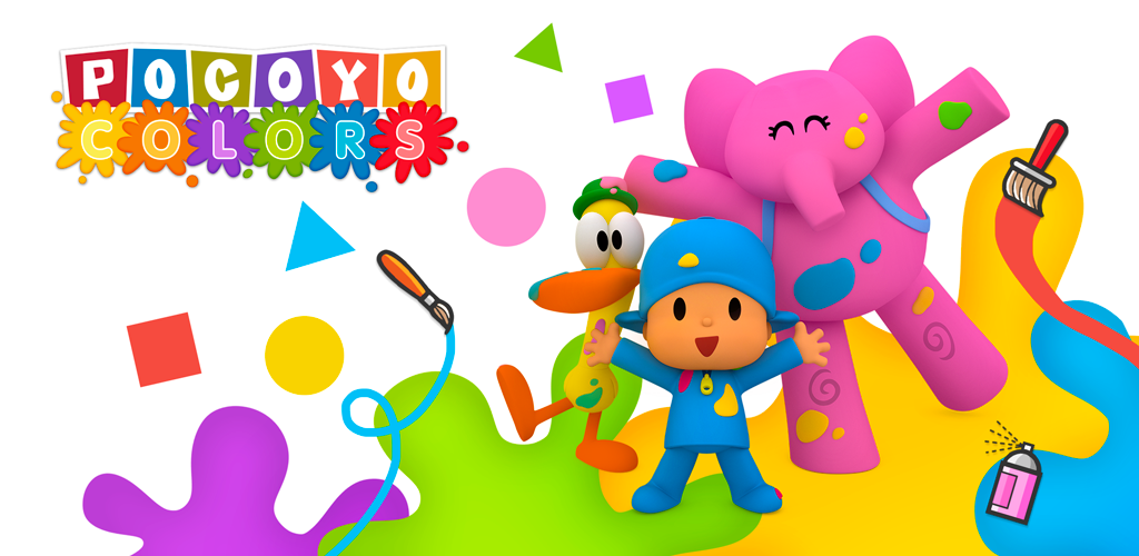 Drawings To Paint & Colour Pocoyo - Print Design 009