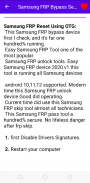 Samsung FRP Bypass Settings screenshot 1
