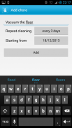 Clean House - chores schedule screenshot 4