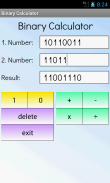Binary Calculator screenshot 0