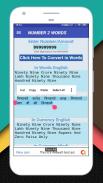 Number To Word Converter (Indian Rupees & Numbers) screenshot 3