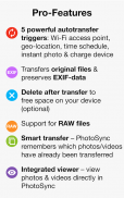 PhotoSync – transfer and backup photos & videos screenshot 2
