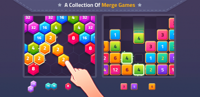 Merge Puzzle: Number Games