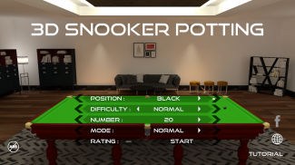 3D Snooker Potting screenshot 1