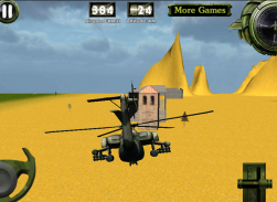 Combat helicopter 3D flight screenshot 3