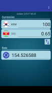 KRW Won x Surinamese Dollar screenshot 1