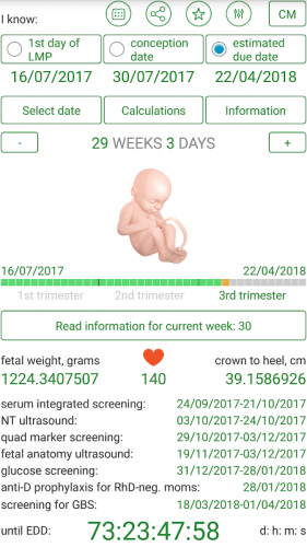 Pregnancy Due Date Calculator And Calendar 1 92 Download Android Apk Aptoide