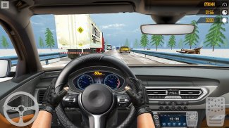 汽车驾驶中的VR交通赛车：虚拟游戏 screenshot 2