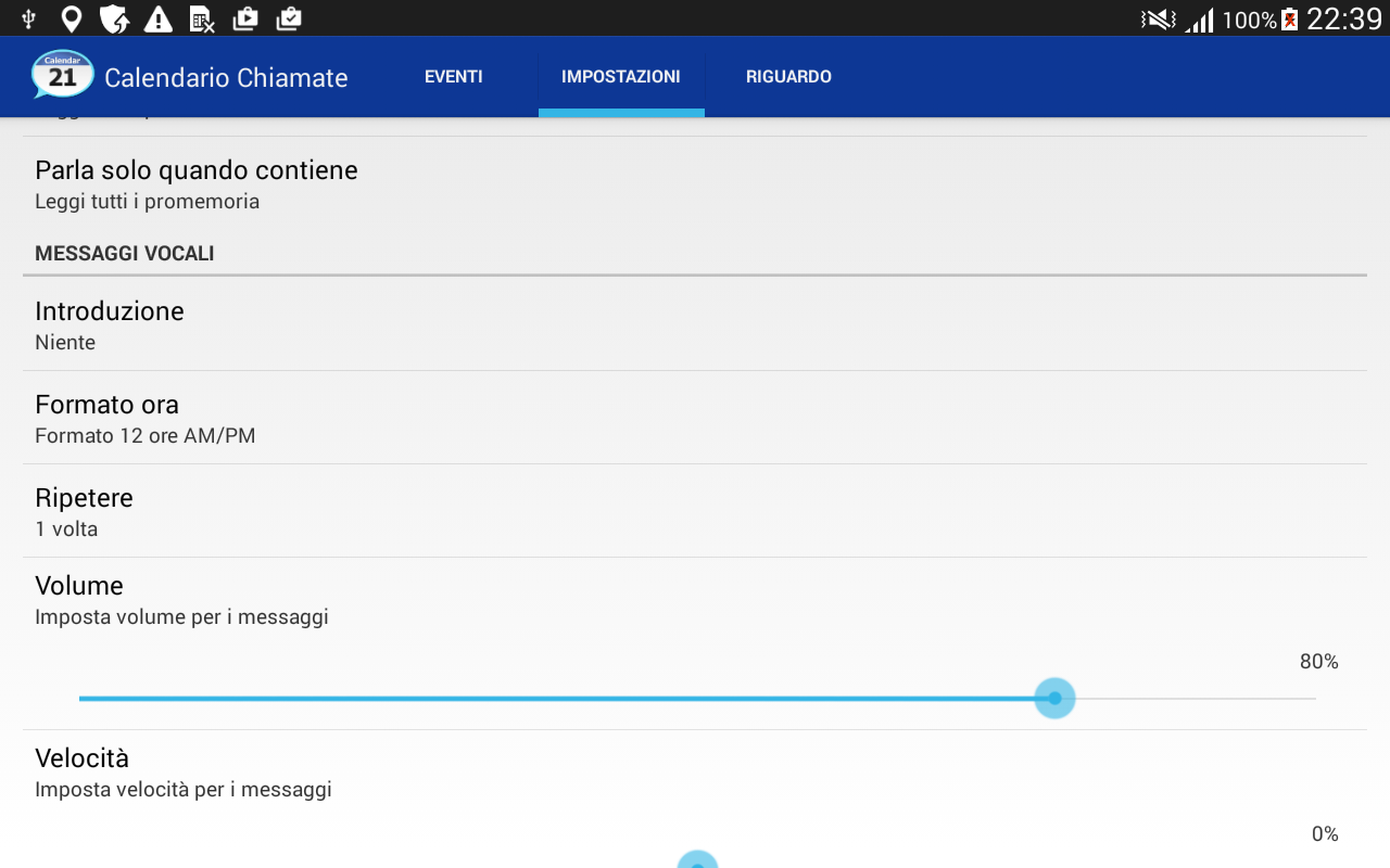 Promemoria Calendario Parlante - Download APK per Android