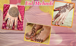 Eid Muabarak Mehndi: Simple Fancy New Henna Design screenshot 0