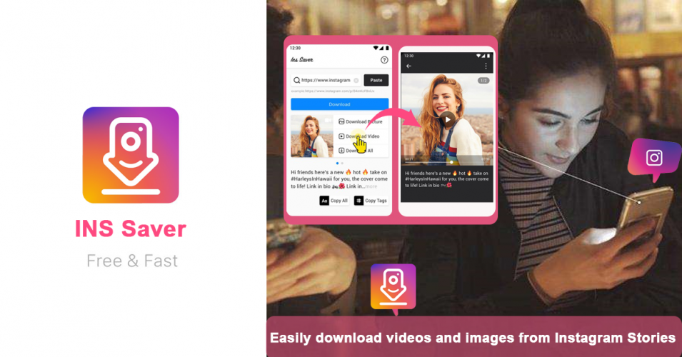 Inssaver Video Image Downloader For Instagram 2 8 Download