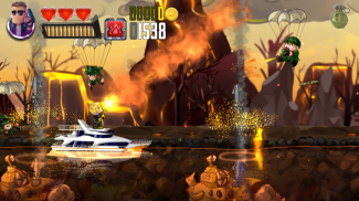 Ramboat - Çevrimdışı oyun: Atlama, Koşma ve Atış screenshot 2