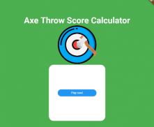 Axe Throwing Score Calculator screenshot 1