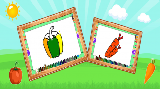 ABC Vegetables Alphabet - Name Coloring Games screenshot 0