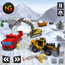 Snow Excavator Dump Truck Game