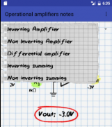 Operational amplifiers notes screenshot 2