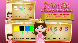 Princess Kindergarten Spiele screenshot 1