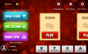 三卡扑克 screenshot 0