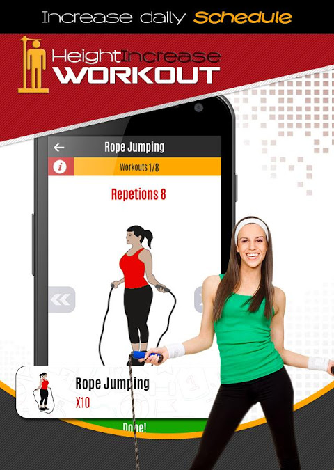 Height Increase Exercise Girls Home Workout APK Download for