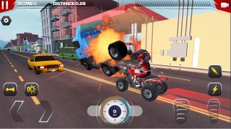 ATV Quad Bike Racing : Bike Shooting Game Free screenshot 4