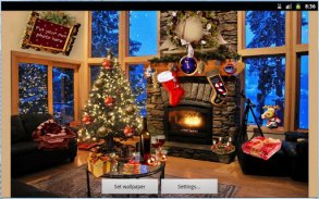 Christmas Fireplace Lwp screenshot 14