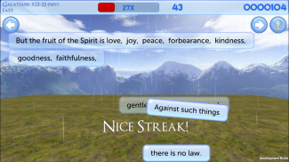 经文雨 － 好玩又有效的背圣经经文游戏！ screenshot 2