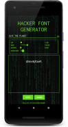 Hacker Font - Glitch Generator screenshot 0