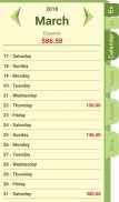 Simple Expense Note screenshot 2