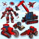 Snow Excavator Robot Games Icon