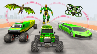 Ramp Car Robot Transforming : Juegos de Robot Car screenshot 2