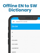 English Swahili Dictionary, Kamusi - DictPal screenshot 2