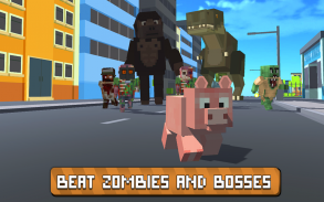 Blocky City Pig Simulator 3D screenshot 3