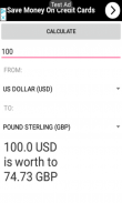 Complete Currency Converter - DOLLARS, EURO, POUNDS Conversion screenshot 2