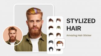 Man Hair Mustache Style Editor screenshot 4