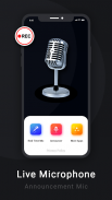Live Microphone - Mic Announce screenshot 2