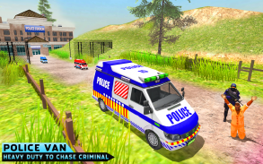 Police Car Van Driving Game 3D screenshot 1