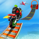 Tricky Motorbike Stunt Game Icon