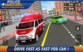 Police Ambulance Driving Games screenshot 1
