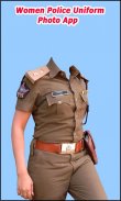 Women Police Uniform Photo App screenshot 3