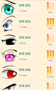 Cómo Dibujar Ojos de Anime screenshot 0