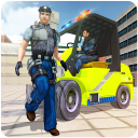 Super Police Forklift Training Icon