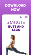 5 Minute Butt and Legs Workout screenshot 4