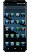 Launcher Theme - Dusk Blue Icon Pack Wallpaper screenshot 1
