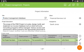 MobiDB Project Management screenshot 8