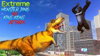 King Kong Gorilla Dino Games screenshot 1