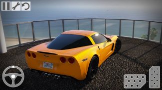 Speed Corvette Race Simulator screenshot 2