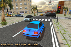 3D City School Driving Simulator screenshot 1