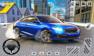 simulator melayang dan mengemudi: game Honda Civic screenshot 1