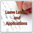 Leave Letters and Applications Icon